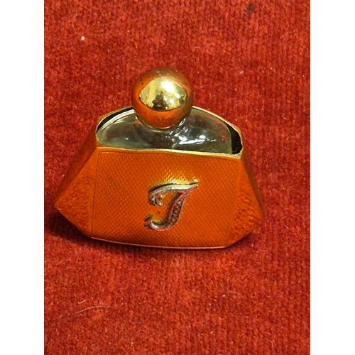 82 - Mixed decorative lot - trinket boxes, letter opener, scent bottle and lipstick