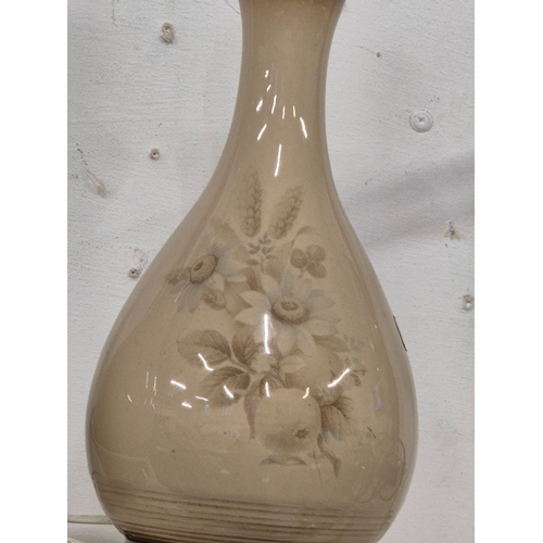 88 - Pair of Denby 'Memories' stoneware table lamps