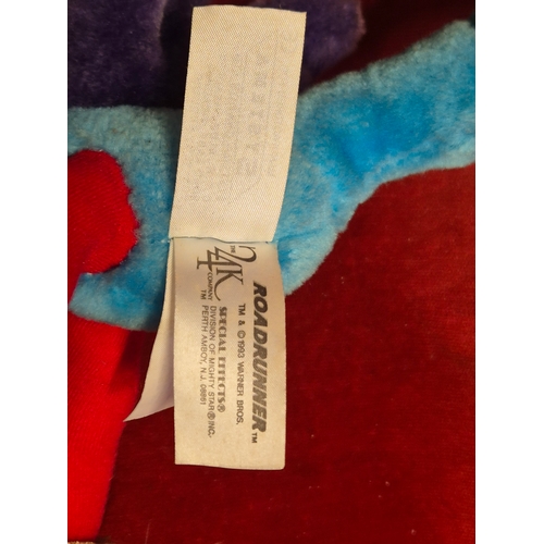 98 - 2 vintage soft toys Roadrunner and Fleegle from The Banana Splits