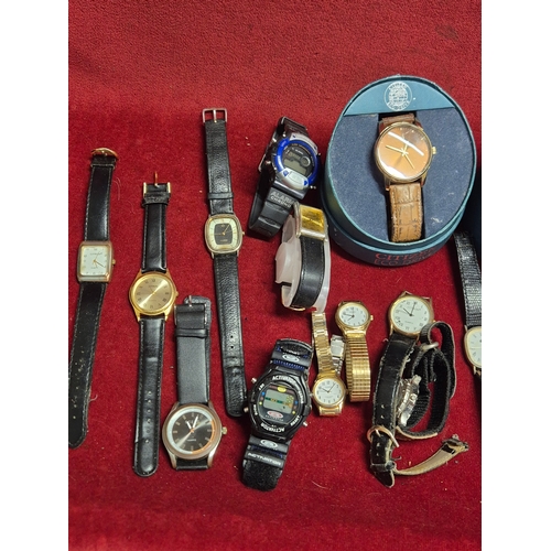 104 - Collection of watches to include Sekonda, Citizen, Citron etc