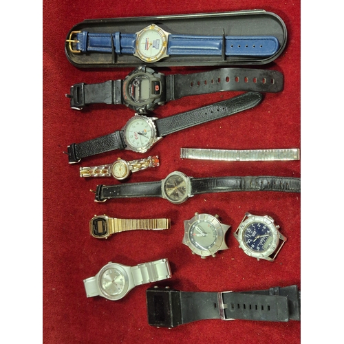 110 - Collection of nice watches to include Casio, Swatch, G Shock, Cotton Traders etc