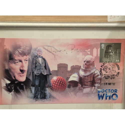 120 - Doctor Who - Classic Doctor Who Autographed Commerative Stamp Covers John Pertwee, Katy Manning and ... 
