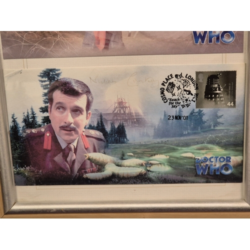 120 - Doctor Who - Classic Doctor Who Autographed Commerative Stamp Covers John Pertwee, Katy Manning and ... 