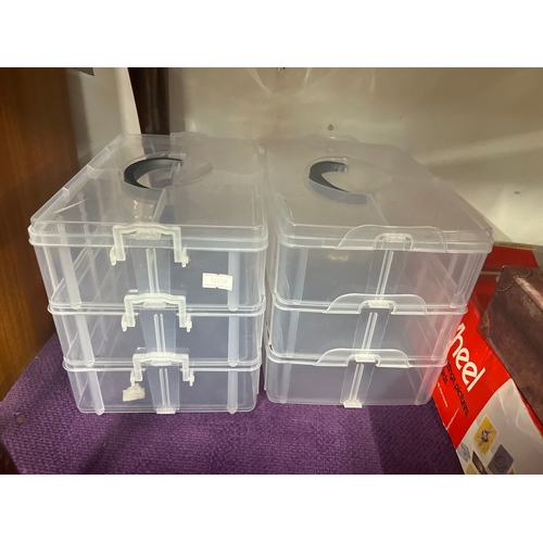 157 - Selection of small storage containers