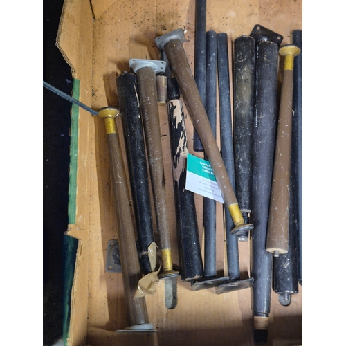 164 - Box of furniture legs