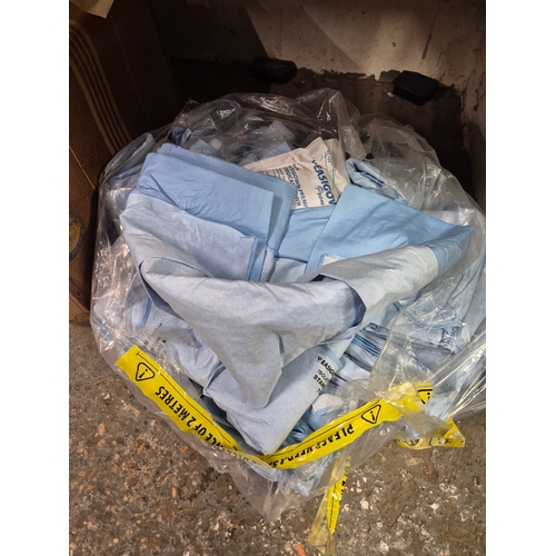 168 - 2 Large bags of new in sealed packaging PPE Easigowns (Surgical gowns)  size large