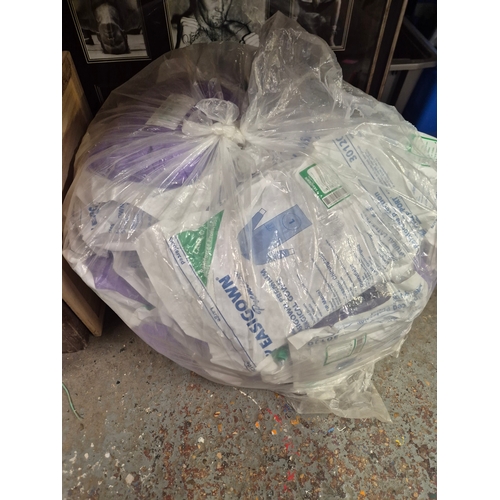 168 - 2 Large bags of new in sealed packaging PPE Easigowns (Surgical gowns)  size large