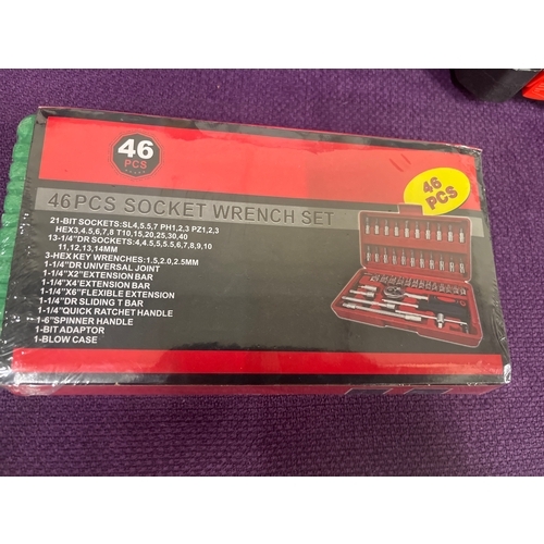153 - 46 piece Socket Wrench set, sealed
