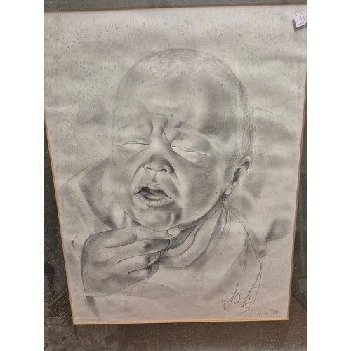 186 - Boston stump tapestry picture plus 3 framed and glazed prints