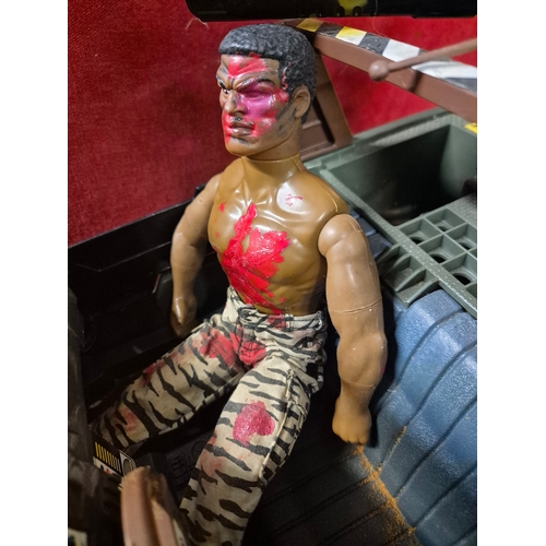 200 - Large Action Man jeep and figure