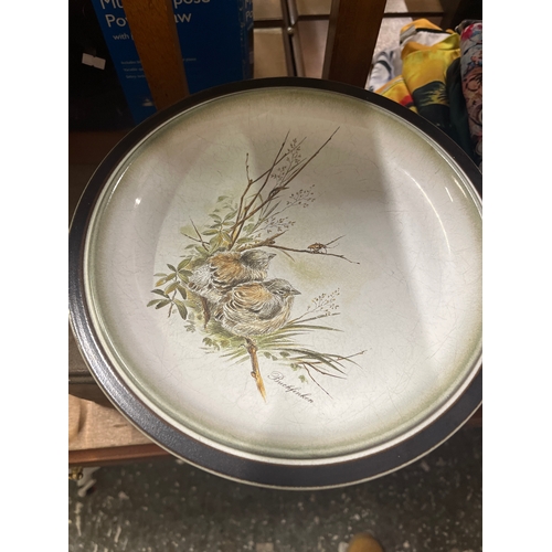 205 - 4 Denby plates with bird designs