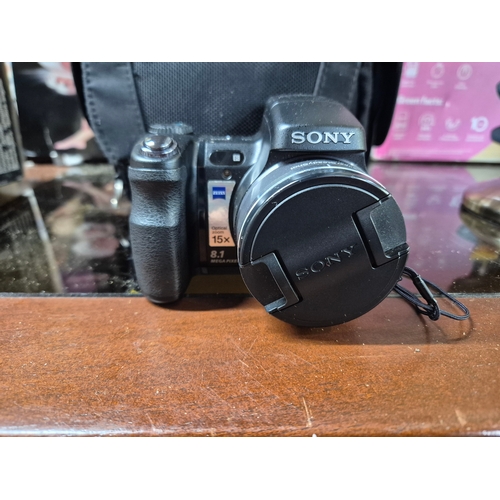 227 - Sony 8.1 megapixel digital camera with carry case