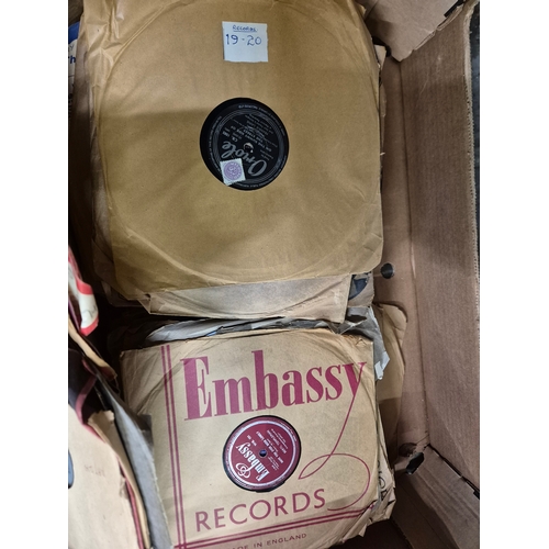 232 - Large box of 78RPM records