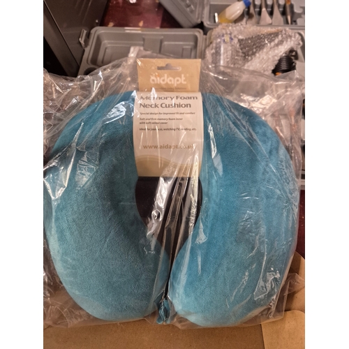 236 - New pampering items - Sanitas manicure/pedicure, Electric heating pad and Memory Foam neck cushion