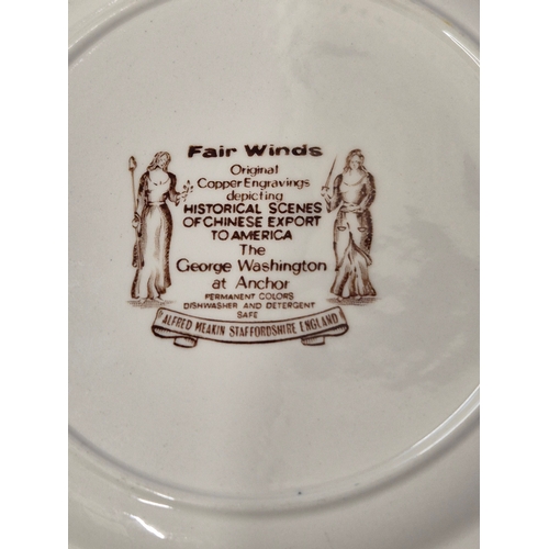256 - Selection of Alfred Meakin Fair Winds ceramic dinnerware