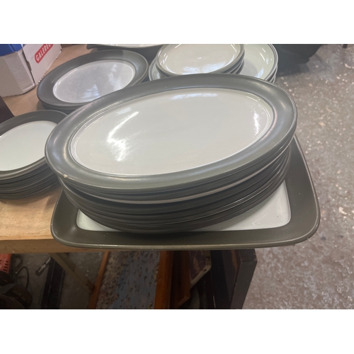 261 - Quantity of Denby oven to table ware  plus large oval plates, dinner plates and side plates in White... 