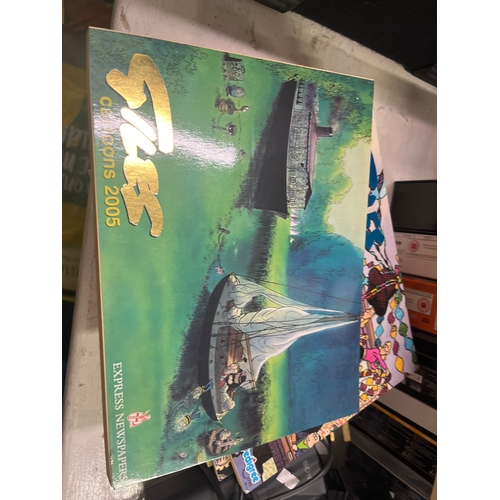 275 - Collection of Giles annuals including the 49th official 1990/2000 exc condition