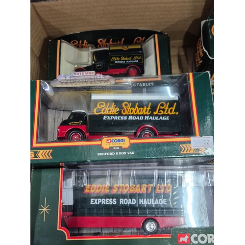 309 - 5 Corgi Eddie Stobart vehicles, all boxed
