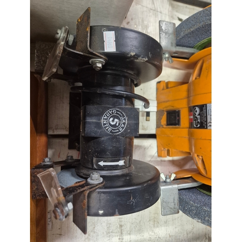 338 - 3 electric bench grinders