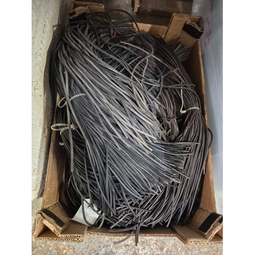 165 - 2 very large boxes of leather laces