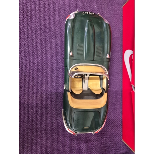 91 - Burago precision made Jaguar E Type 1961