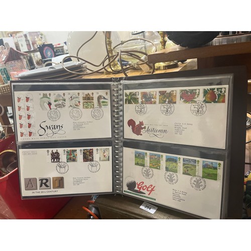 203 - Album containing 80 different 1st day covers 1968 -2003