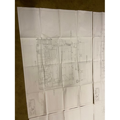 42 - Four technical diagrams of 1:1 scale engine perspectives, produced for Mader Motorsport.