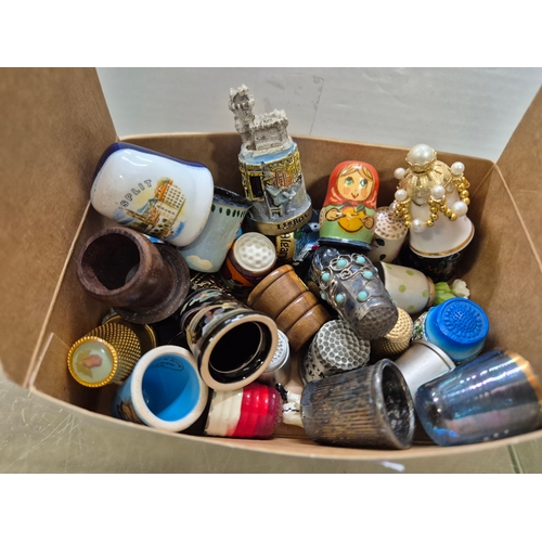 60A - Large collection of thimbles