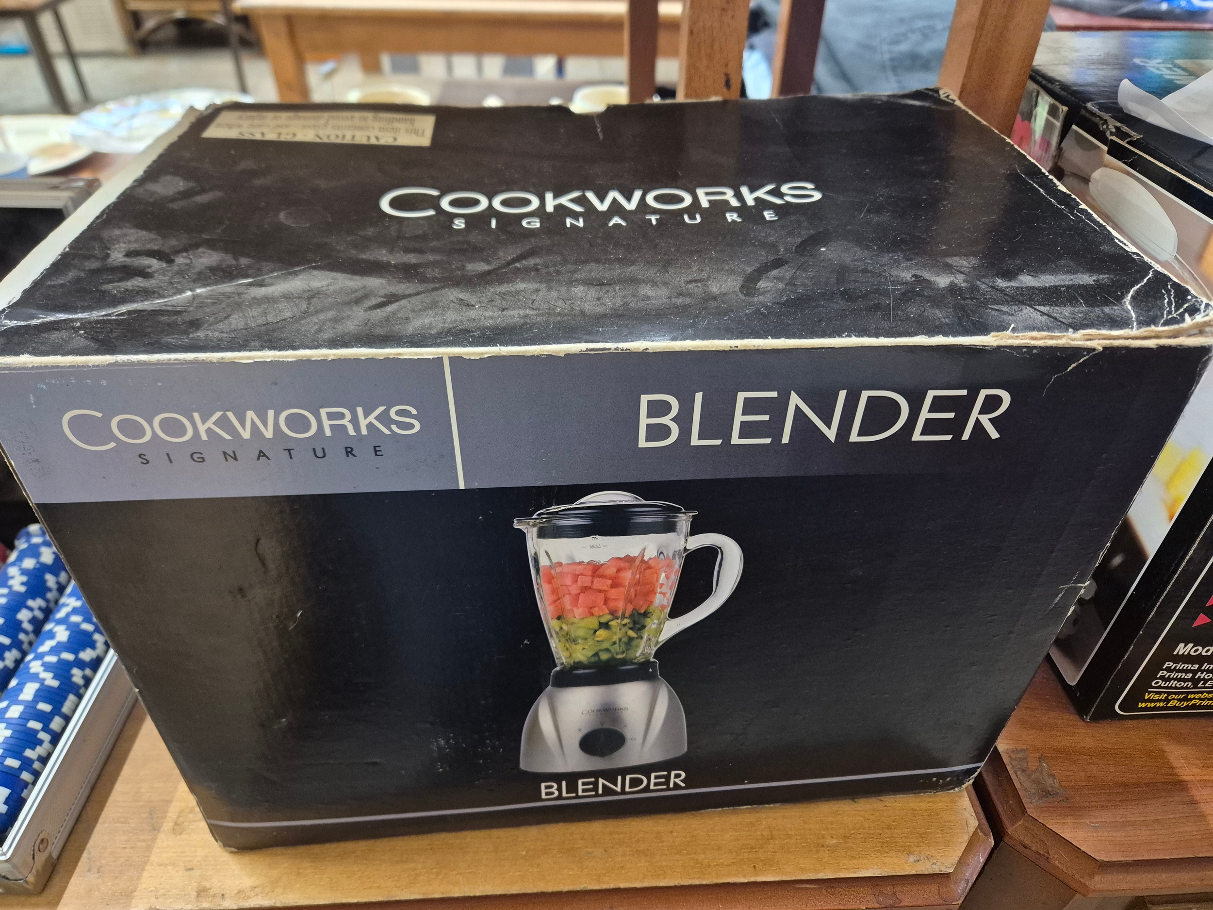 Cookworks signature blender, boxed