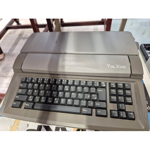 Sharp Font Writer Personal Word Processor FW 550 with box and instructions