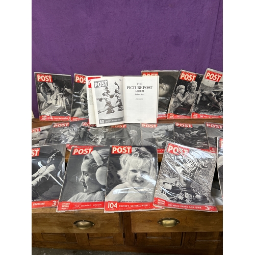 Collection of 17 original Picture Post Magazines. 1938 & 1939 and a ...