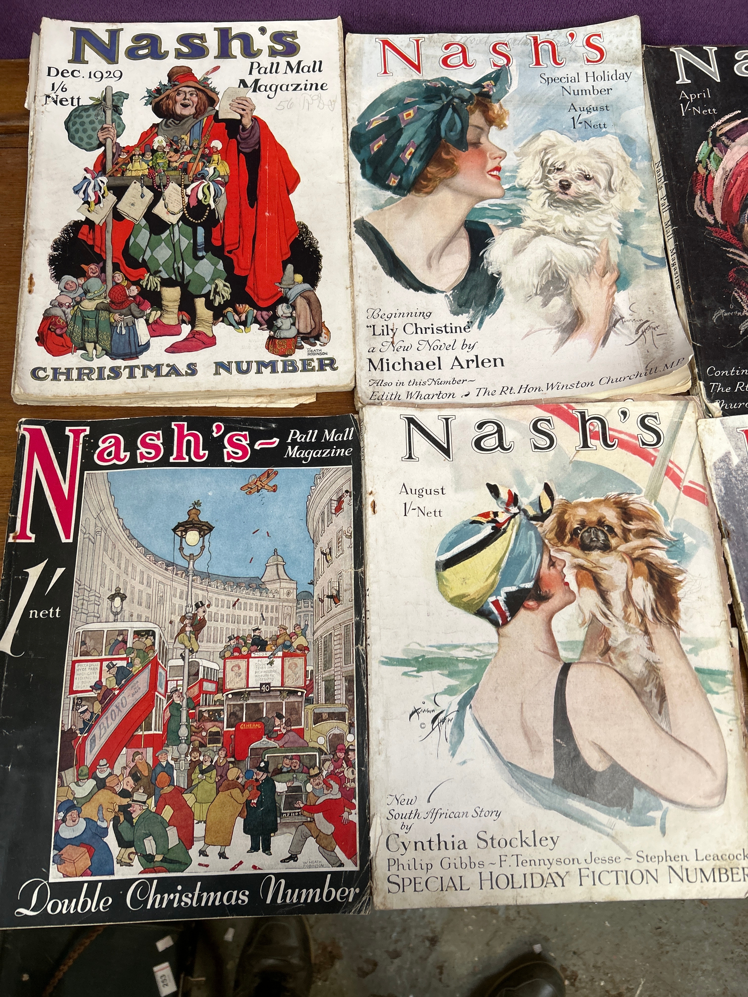 10 Nash’s and Pall Mall magazines 1925 to 1931, most of the covers ...