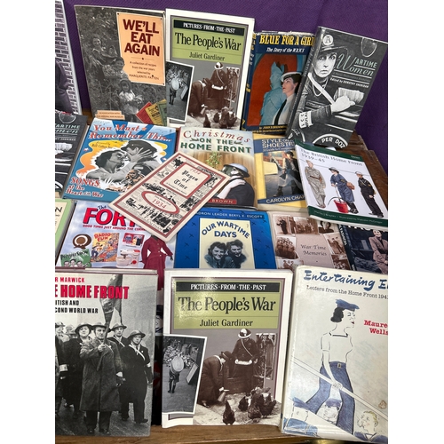 Large collection of books on WW2 mainly on Front Line theme & Women’s ...