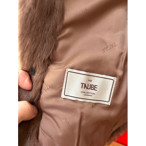 Two vintage Taube of London French rabbit fur coats - both ...