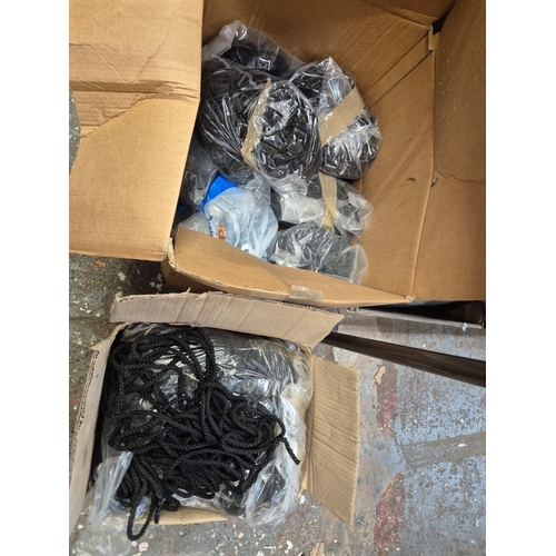 Very large lot of materials for making soft roof racks webbing, buckles ...