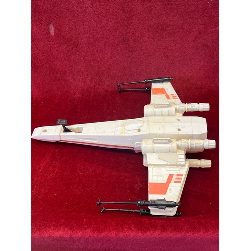 60 - Star Wars The Empire Strikes BAck battle damaged X Wing fighter with box