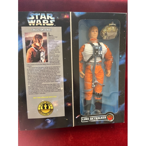 100 - Star Wars collectors series Luke Skywalker unused and boxed