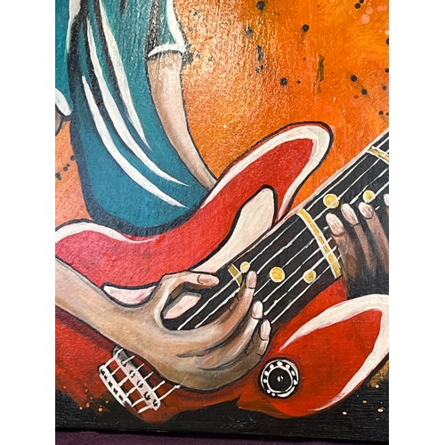 111 - Sing it loud, hand painted in Acrylic by Kulczak 30”x22.5”