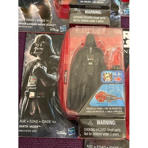 123 - Star Wars Rogue One Figures, new and sealed to card (17 figures)