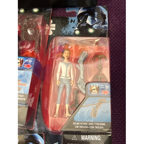 123 - Star Wars Rogue One Figures, new and sealed to card (17 figures)