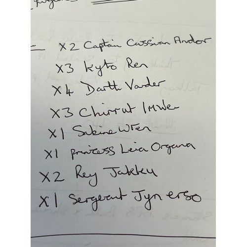 123 - Star Wars Rogue One Figures, new and sealed to card (17 figures)