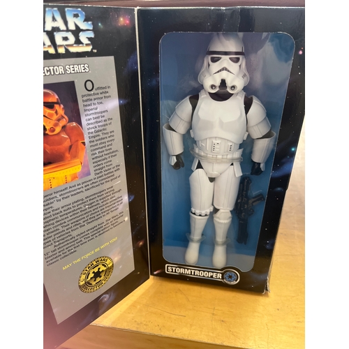 124 - Star Wars Collectors Series Storm Trooper 1996 figure boxed and unused
