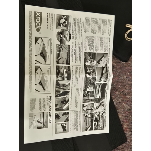 141 - 3 packs of Xrack Universal soft roof rack, new in case