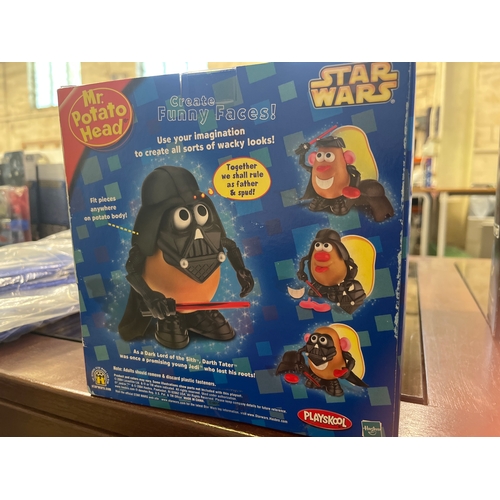 169 - Star Wars - mr Potato Head  Darth Tater by Pl;ayskool, new and boxed