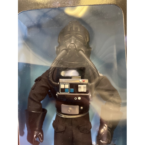 170 - Star Wars collector series, Tie Fighter pilot, closed box, sealed in and box is good condition