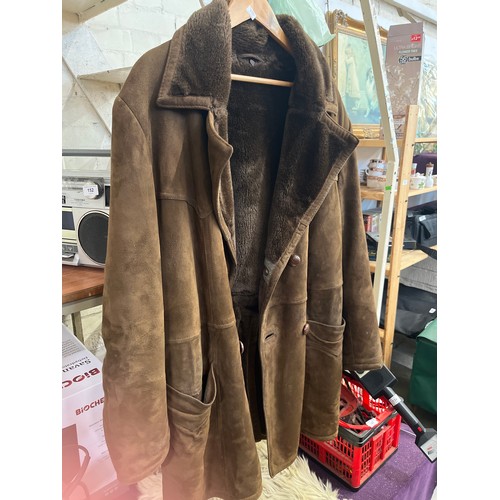 204 - Gents Sheepskin suede jacket (l-xl)