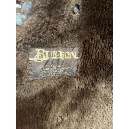 204 - Gents Sheepskin suede jacket (l-xl)