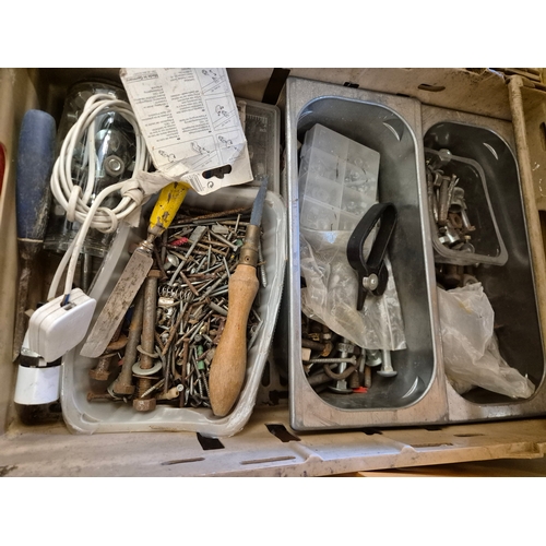 222 - Tray of tools (crate not included please bring a box!)