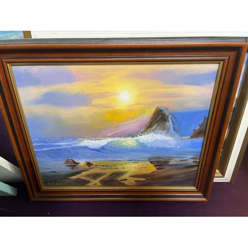 228B - Selection of framed artwork