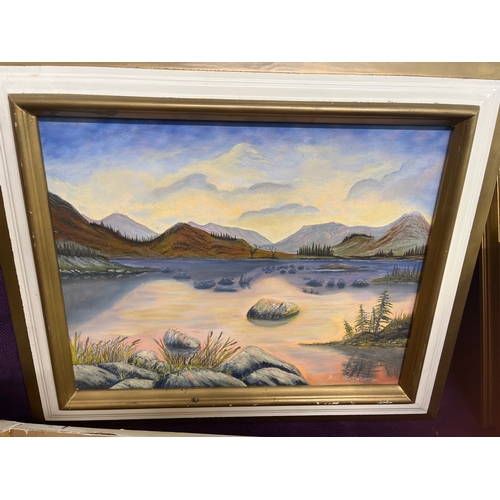 228B - Selection of framed artwork